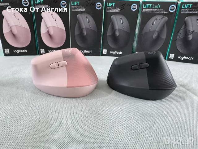 Mишка - Logitech Ergo Lift Left, снимка 3 - Клавиатури и мишки - 49975092