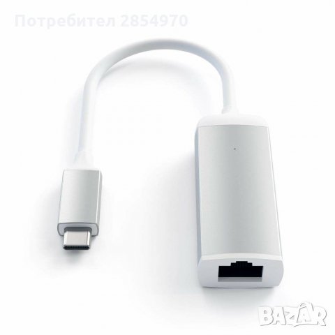 Satechi Aluminum USB-C to Ethernet Adapter , снимка 4 - Аксесоари за Apple - 33881910