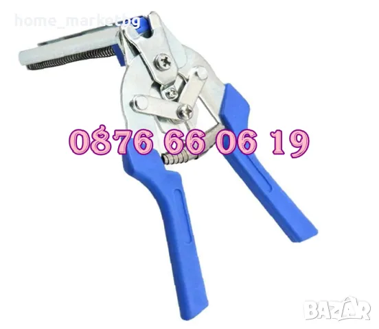 Клещи за връзване на колбаси, клещи за връзване на луканки, суджуци + 600 скоби, снимка 6 - Друго търговско оборудване - 48354731