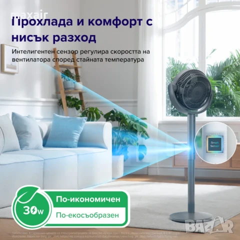Циркулационен вентилатор Levoit AirFlow Pro * Безплатна доставка * Гаранция 2 години, снимка 4 - Вентилатори - 50790955