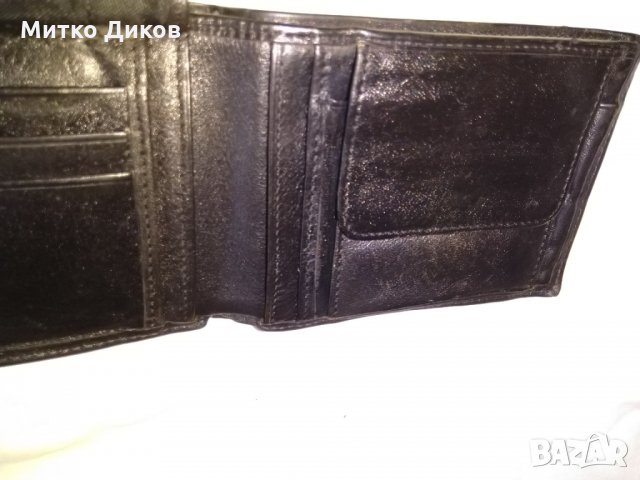 Портфейл ОМБ 120х95мм естествена кожа, снимка 7 - Портфейли, портмонета - 30737949