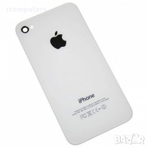 Бял гръб за iPhone 4G, снимка 1 - Резервни части за телефони - 38229986