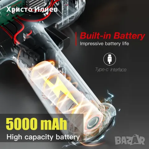 Поялник за пластмаса Мини горещ телбод Безжична машина за заваряване на пластмаса с 400бр скоби, снимка 7 - Поялници и запояване - 49254340