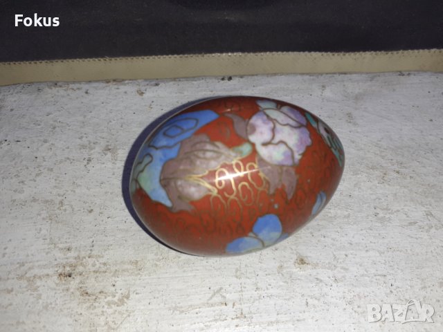 Яйце клоазоне, снимка 5 - Антикварни и старинни предмети - 40100284