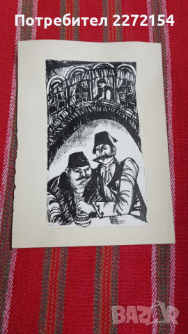 Картина литография , снимка 2 - Антикварни и старинни предмети - 44668441