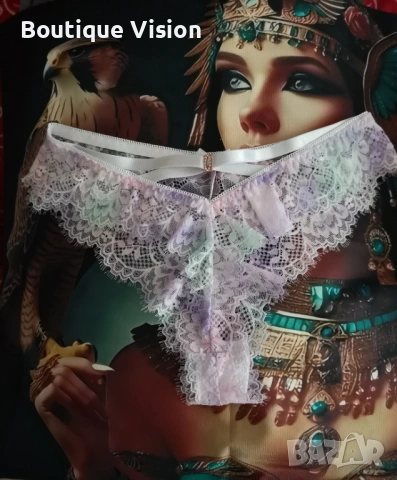 Ново! Комплект бразилиани и боксерки С размер, снимка 3 - Бельо - 54170801