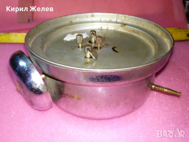 UMF RUHLA DUOCLOCK MADE IN GERMANY Стар КОЛЕКЦИОНЕРСКИ МЕХАНИЧЕН БУДИЛНИК ВИНТИДЖ МОДЕЛ 43678, снимка 15 - Антикварни и старинни предмети - 44464438