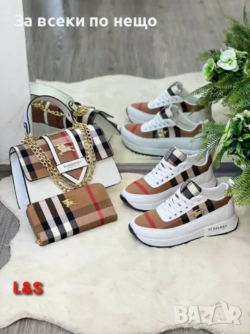 Burberry Дамски Маратонки👟Дамски Спортни Обувки Бърбъри - Различни Цветове Код SEM-20, снимка 5 - Маратонки - 55721490