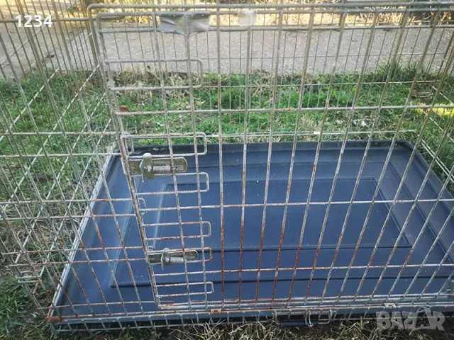 голяма метална клетка за куче 106x65x70см за транспорт и стационар , снимка 3 - За кучета - 48709388