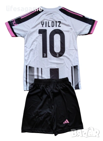 Детски футболен екип Ювентус Кенан Йълдъз комплект Juventus Kenan Yildiz