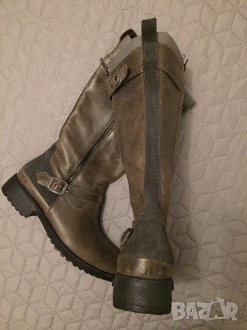 G-star оригинални дамски ботуши от естествена кожа Uk5/38, снимка 2 - Дамски ботуши - 30703012