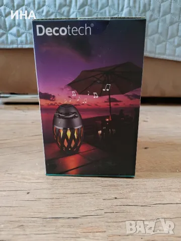 Decotech bluetooth "огнена" LED колонка, снимка 3 - Bluetooth тонколони - 47913150