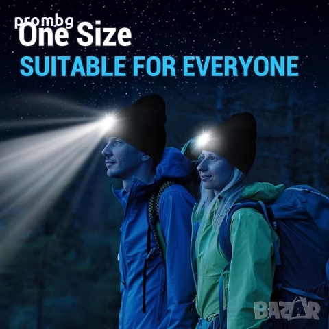 универсална музикална шапка с Bluetooth, плетена, Hands Free, фенер, 2 модела, снимка 7 - Шапки - 39339192