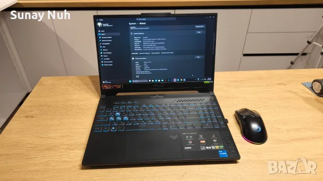 ASUS TUF F15 FX507VU4 Gaming Laptop , снимка 11 - Лаптопи за игри - 56107169