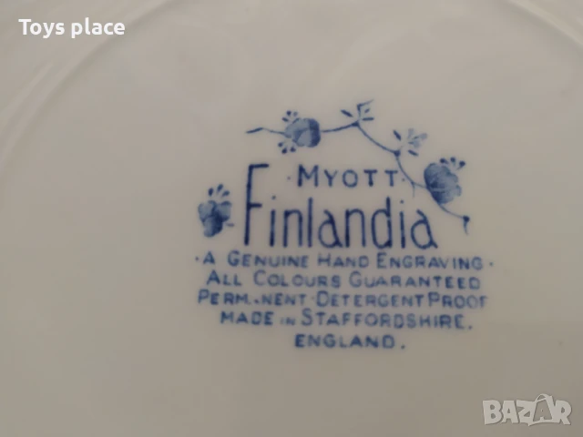 Винтидж порцеланов сервиз за кафе/чай 1982 Myott Finlandia 21 части England, снимка 9 - Сервизи - 50928833