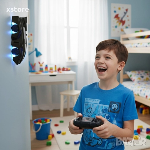 Антигравитационна каскадьорска кола – кара по стени, таван и под Stunt Car 360°, снимка 2 - Коли, камиони, мотори, писти - 52800794