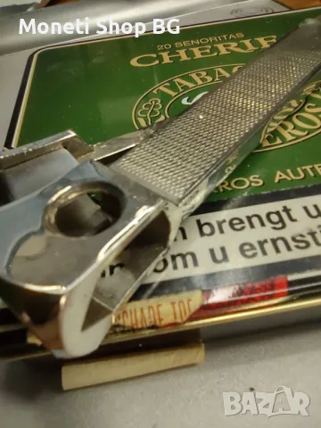 Резачка за пури Солинген + подарък метална табакера, снимка 2 - Други - 48789060