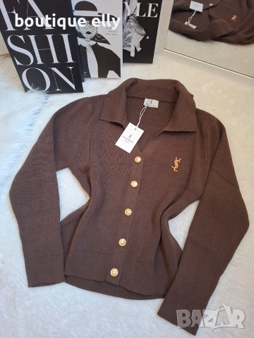 дамска блуза черно, екрю, кафяво, синьо, снимка 2 - Блузи с дълъг ръкав и пуловери - 52606475