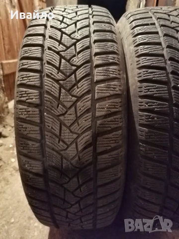 Продавам 2 броя зимни гуми 205.60.16 на 1 сезон дот 2019 Dunlop , снимка 2 - Гуми и джанти - 54170198