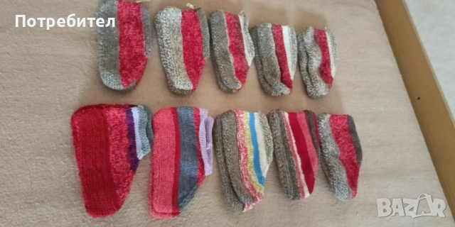 Вълнени и памучни терлици и чорапи, снимка 3 - Дамски чорапи - 51763537