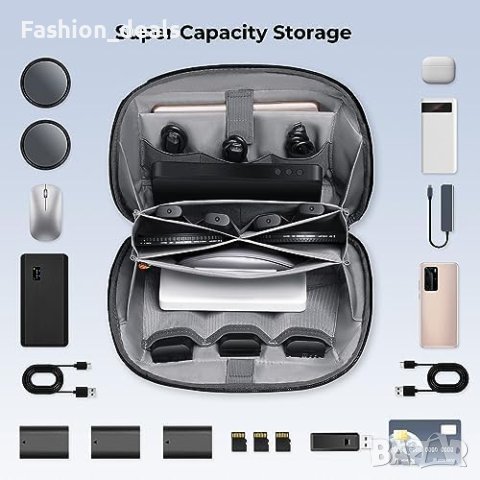 Нова преносима водоустойчива чанта за организиране на кабели аксесоари за фотоапарати, снимка 3 - Други стоки за дома - 42412803