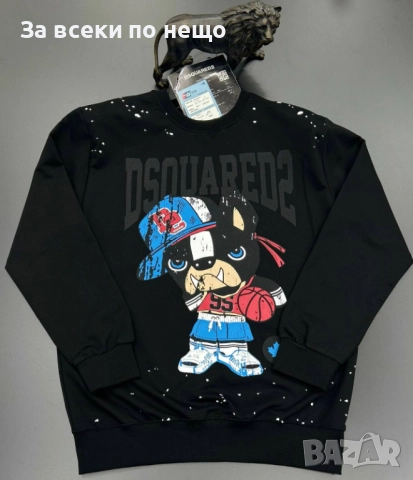 DSQUARED2 Мъжка Блуза С Дълъг Ръкав Дискуаред2 - 2 Налични Цвята Код A983, снимка 3 - Блузи - 52097443