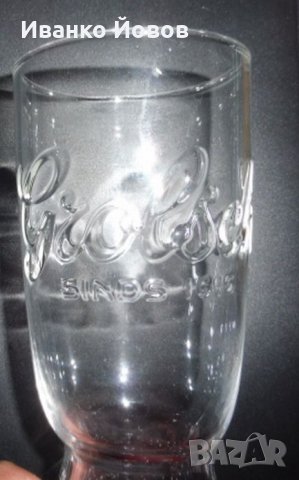 Стъклена чаша за бира Grolsch, за ценители и колекционери, лимитирано издание, снимка 3 - Чаши - 42496875