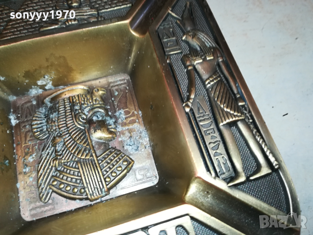 EGYPT-ПЕПЕЛНИК ВНОС FRANCE 1403241435, снимка 8 - Антикварни и старинни предмети - 44761746