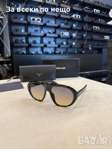 Prada Слънчеви Очила С UV Защита С Подарък🎁Калъф - Различни Цветове Код SK1198, снимка 6 - Слънчеви и диоптрични очила - 54021698
