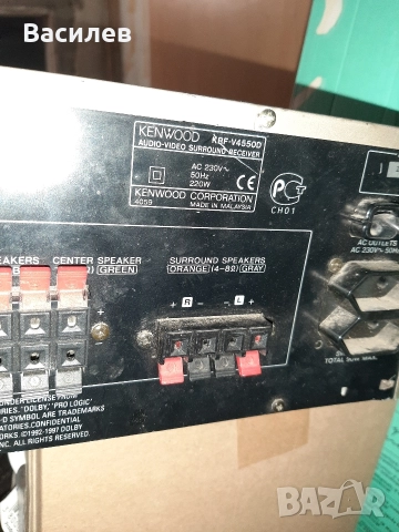 5 канален Ресивър Kenwood, снимка 5 - Аудиосистеми - 52893370