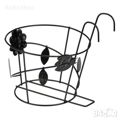 Метална поставка за саксия-20,5х22,5 см./поставка за саксия/поставка за кашпа, снимка 2 - Саксии и кашпи - 49711861