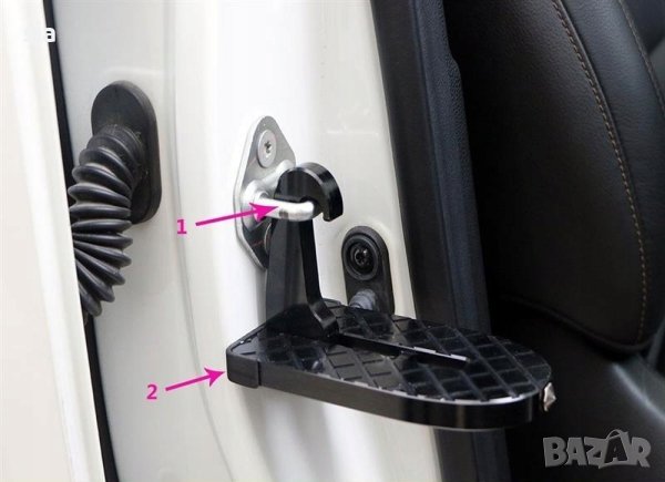 Степенка за кола, помощна, алуминиева, до 200кг, стъпка, за качване, снимка 4 - Аксесоари и консумативи - 39276394