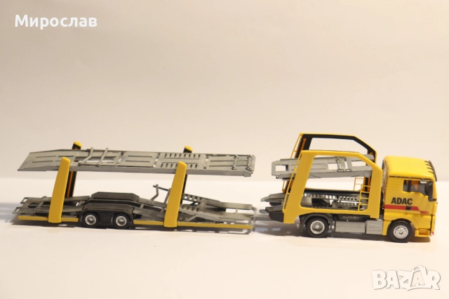 HERPA H0 1/87 MAN КАМИОН МОДЕЛ ВЛЕКАЧ АВТОВОЗ, снимка 7 - Колекции - 52636044