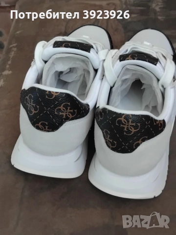 Нови дамски  кожени маратонки GUESS 38 номер, снимка 4 - Маратонки - 52965929