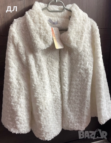 Бяло нежно палто, снимка 5 - Палта, манта - 52824777