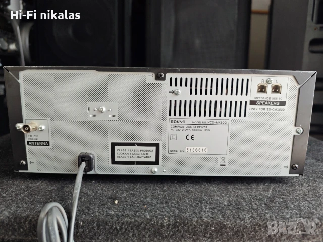 FM радио стерео усилвател ресийвър USB плейър SONY HCD-MX500i , снимка 6 - Ресийвъри, усилватели, смесителни пултове - 50630609