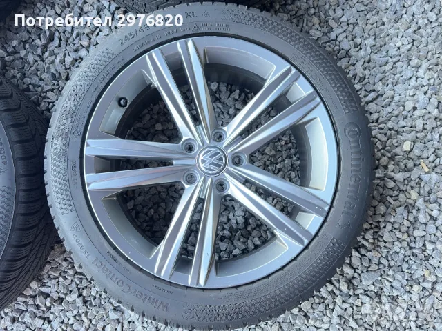Гуми с джанти 245/45R18 за VW, снимка 3 - Гуми и джанти - 56008372