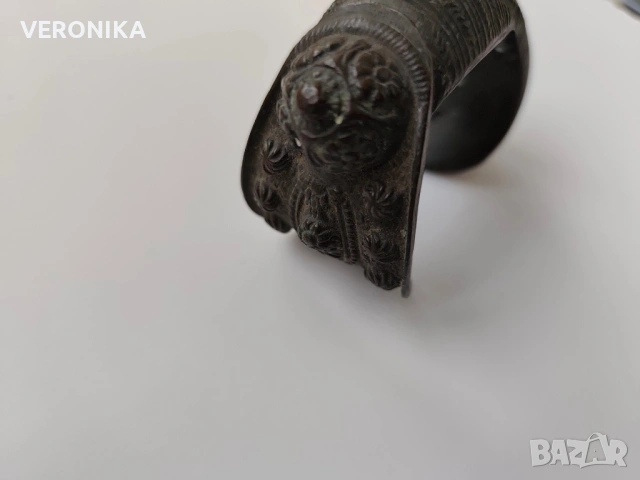 Възрожденска гривна Рогатка, снимка 5 - Антикварни и старинни предмети - 54282130