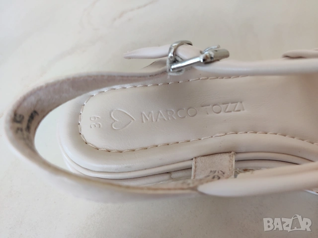 Нови дамски сандали Marco Tozzi, 39 номер, снимка 6 - Сандали - 54031116