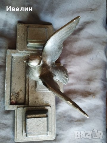 стара метална мастилница, снимка 5 - Антикварни и старинни предмети - 29140660