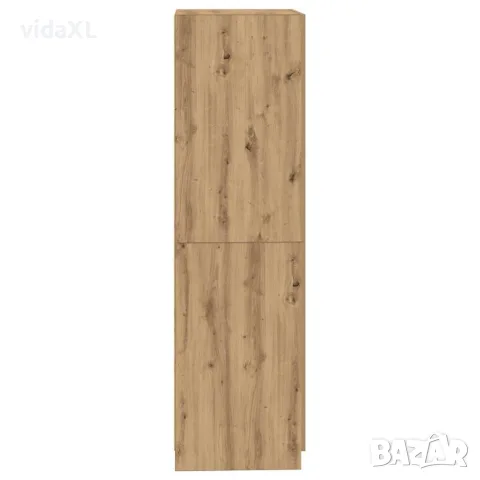 vidaXL Гардероб Artisan Дъб 80x52x180 cm Инженерна дървесина, снимка 5 - Гардероби - 56148241
