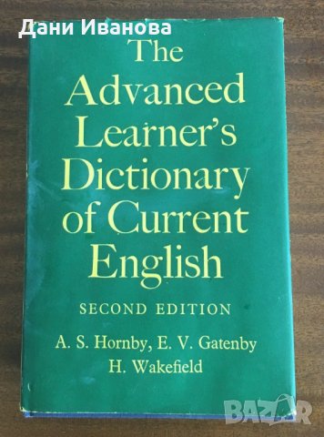 The Advanced Learner’s Dictionary of Current English