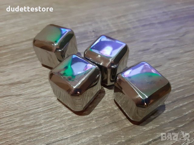 Метални кубчета за охлаждане на напитки лед, снимка 2 - Други - 31151894