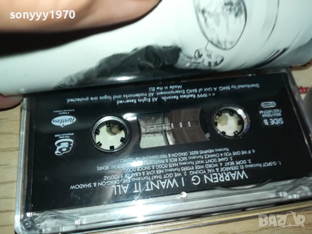 WARREN G-ORIGINAL TAPE 2905250402, снимка 2 - Аудио касети - 50465267