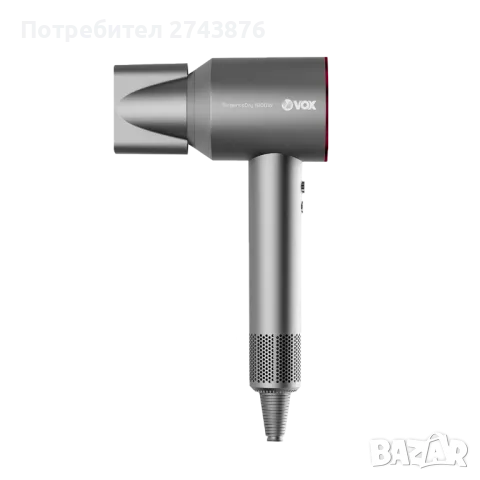 Сешоар VOX HT 1300, 1800W, йонизация, безчетков BLDC мотор, 4 температурни режима, снимка 1