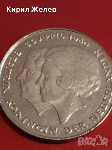 Стара монета 2 1/2 гулдена 1980г. Недерландия за КОЛЕКЦИОНЕРИ 30395, снимка 6 - Нумизматика и бонистика - 44307436
