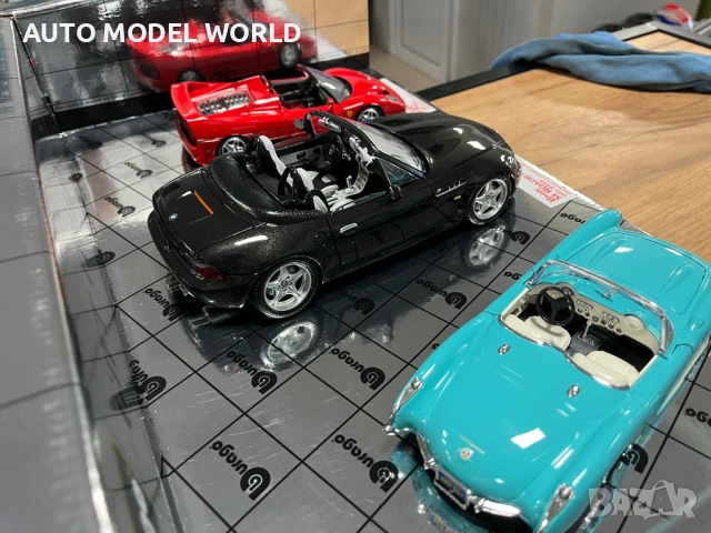 Колекционерски комплект BBURAGO GOLD COLECTON 1:18 и 1:24 BMW,FERRARI 119 лв. / 60.84 €, снимка 7 - Колекции - 53238078