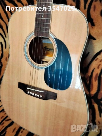 Електро акустична китара Spencer модел на Еко, снимка 2 - Китари - 53236046