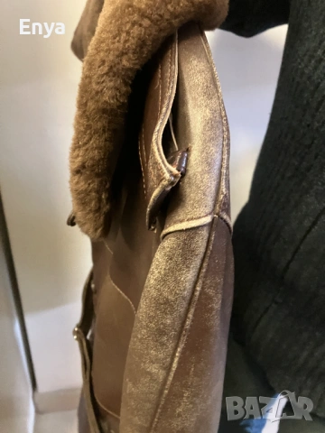 Кожена шуба от естествена кожа, снимка 5 - Палта - 53210951