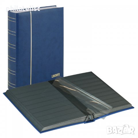 Lindner класьор за марки ELEGANT 30 черни листа / 60 стр.